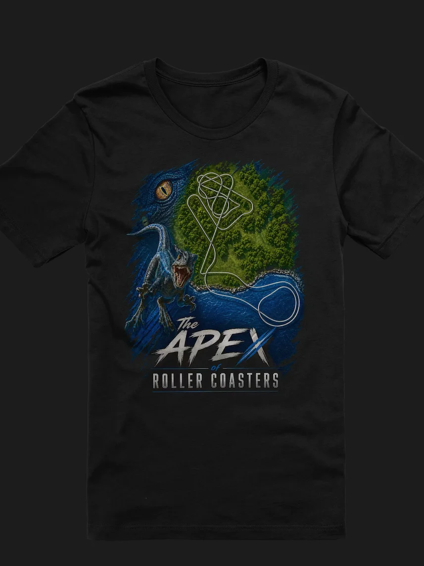 The Apex of Roller Coasters Ultimate Bundle! Save $10! Shirt & Poster! Velocicoaster Inspired Merch product image (4)