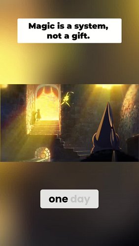 Coco saw a witch bend reality with ink and paper. Magic isn't a gift, it's a system. Learnable, repeatable, with rules. They'...