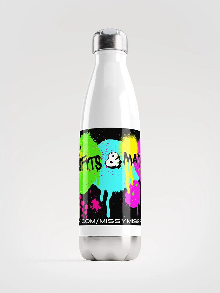 Missfits and Mayhem Graffiti Insulated Water Bottle product image (1)