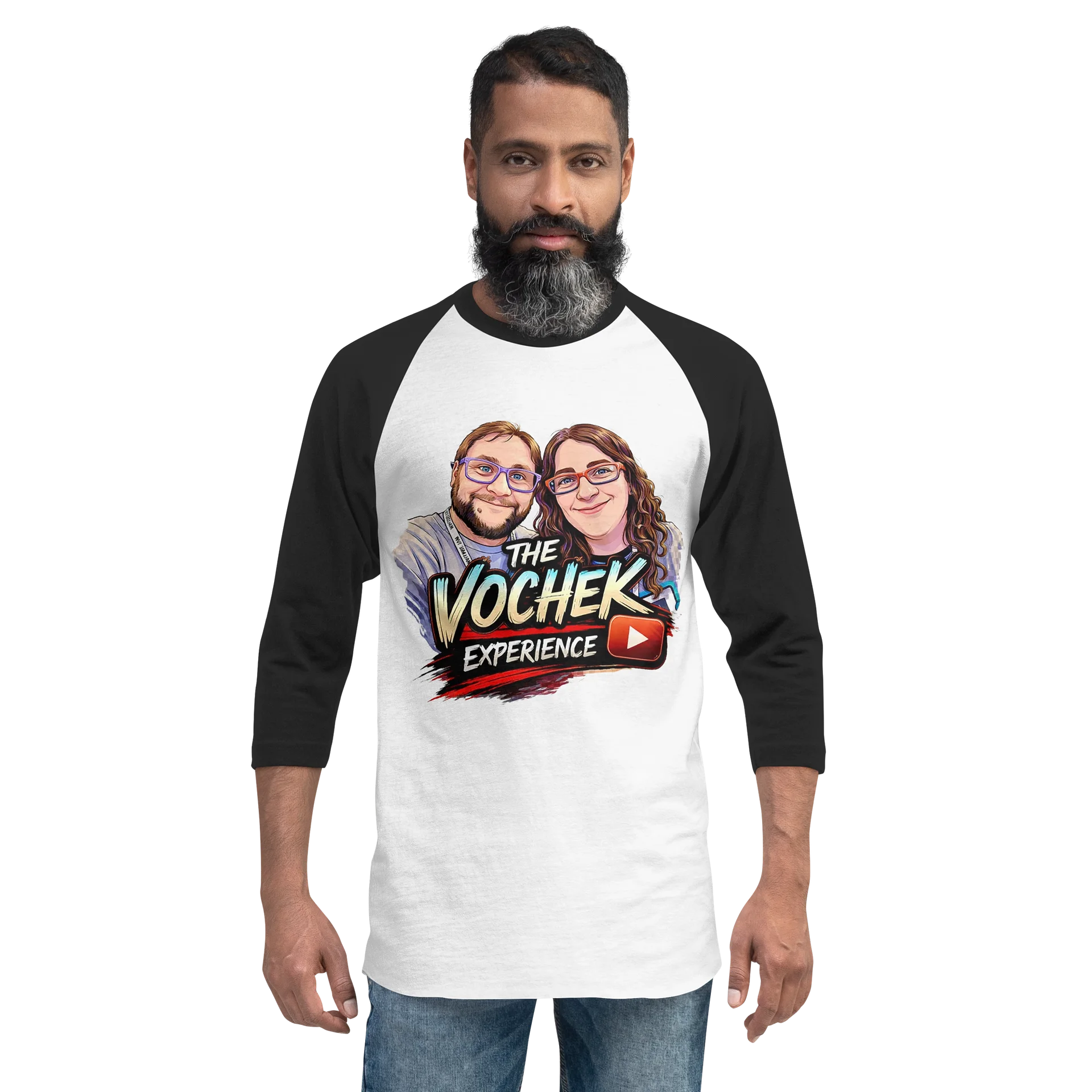 The Vochek Experience Logo Tultex Fine Jersey Raglan Tee product image (2)