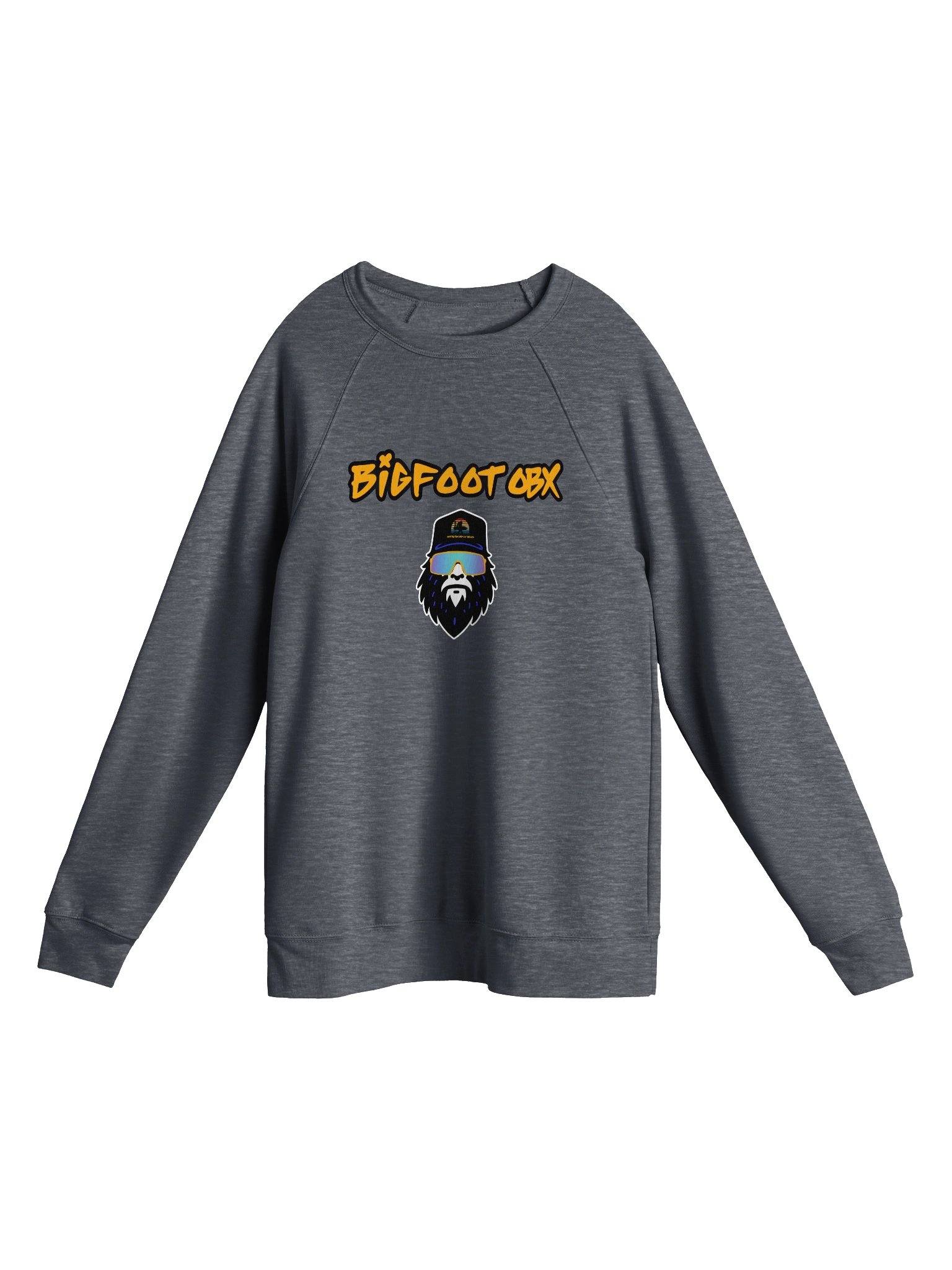 Destination Bigfoot Bronco Bigfoot Logo Bella+Canvas Unisex Sponge Fleece Raglan Sweatshirt (Multiple Colors Available) product image (5)