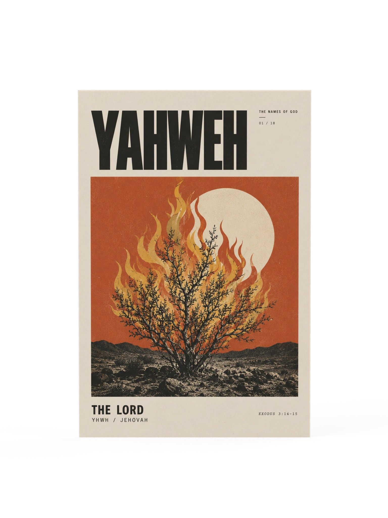 Yahweh | Names of God Art Print product image (1)