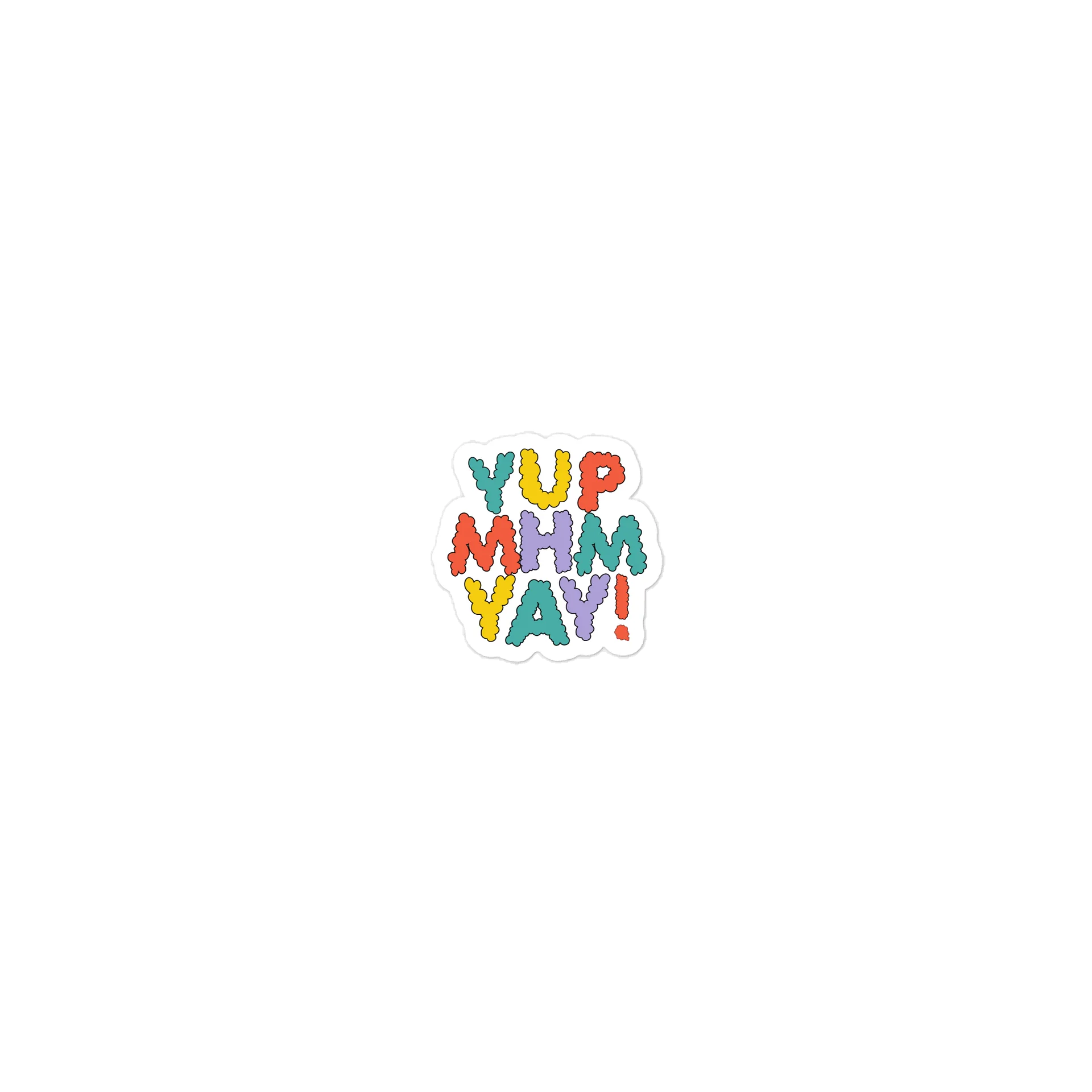 Yup Mhm Yay Sticker product image (1)