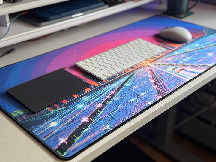 Synth City Super Drive - Deskmat product image (1)