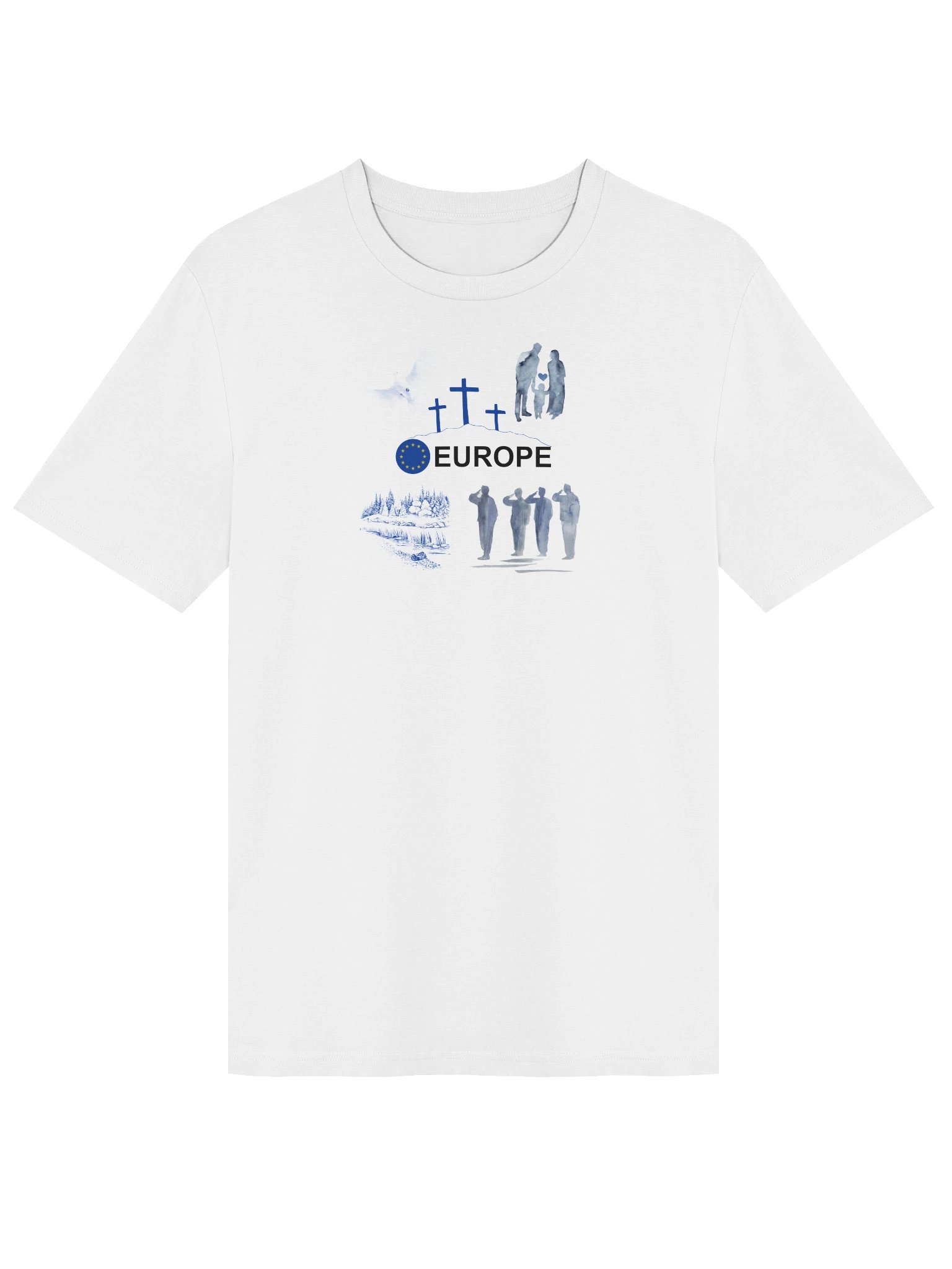Proud European T-Shirt product image (1)