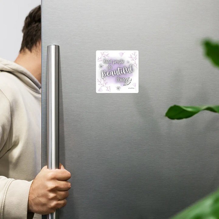 KPDBT - White/Lavender Magnet product image (2)