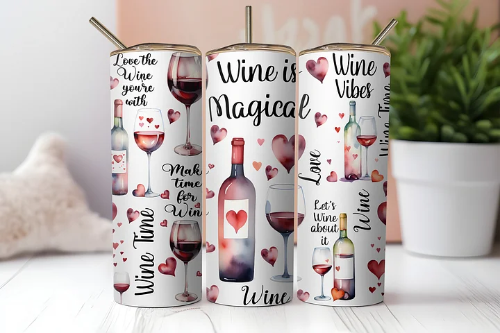 Heartfelt Cheers Stainless Steel Tumbler product image (2)