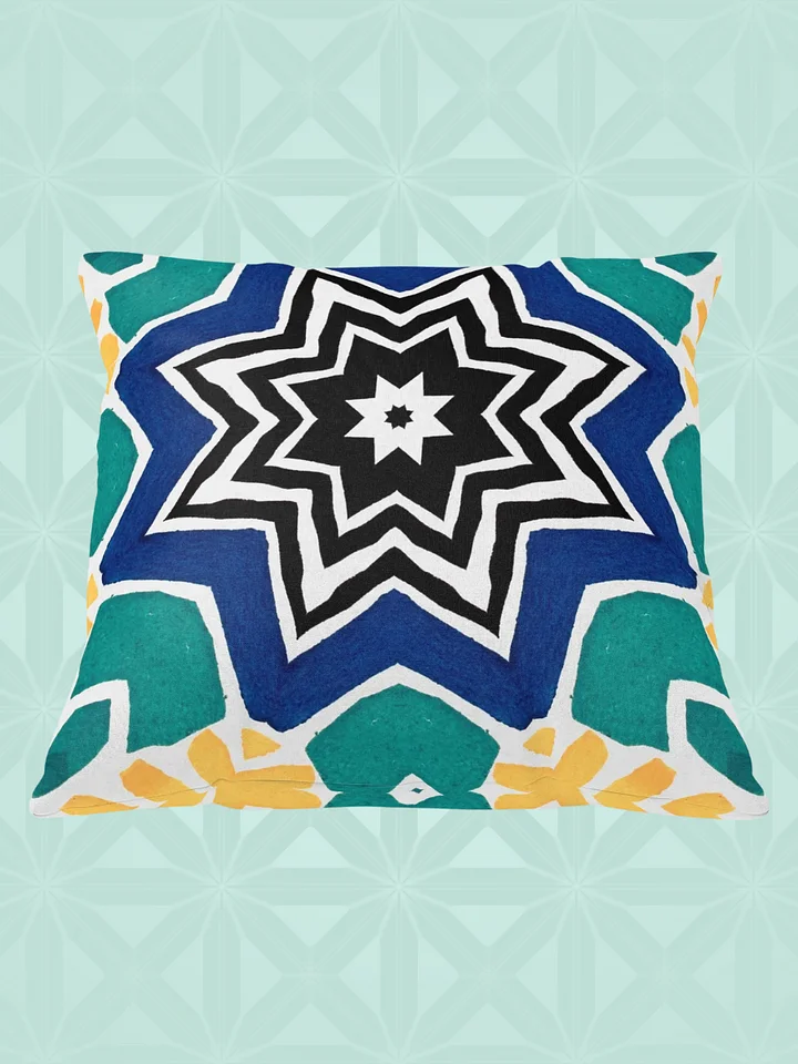 Kaleidoscopic Starburst Pillow product image (1)