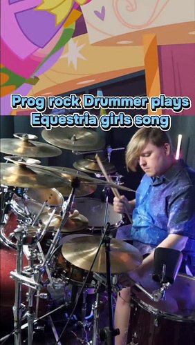 Prog Rock Drummer Plays Equestria girls song

#equestriagirls #drummer #explorepage✨ #mlp #mylittlepony