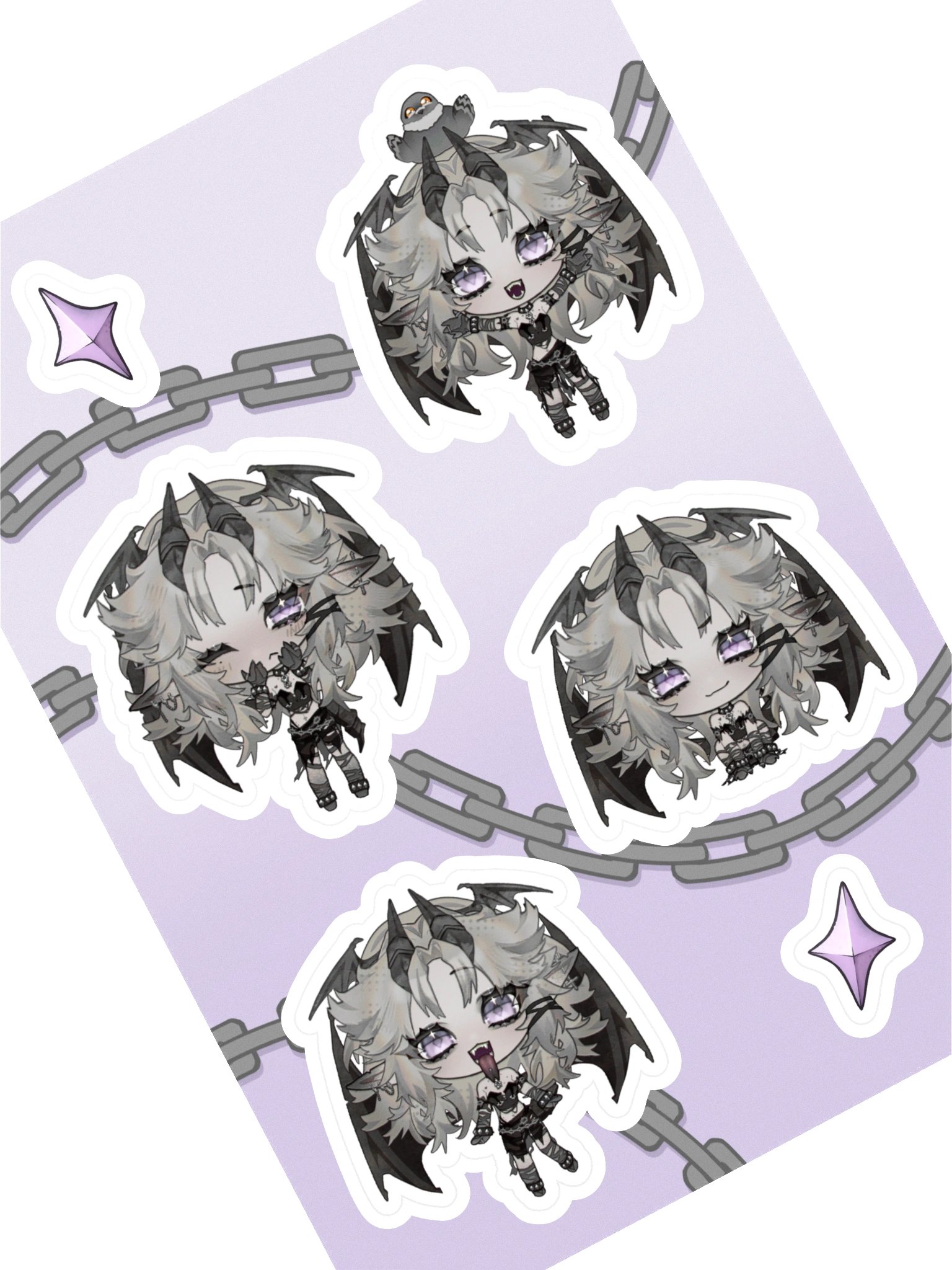 Odessa Chibi Sticker Sheet product image (1)