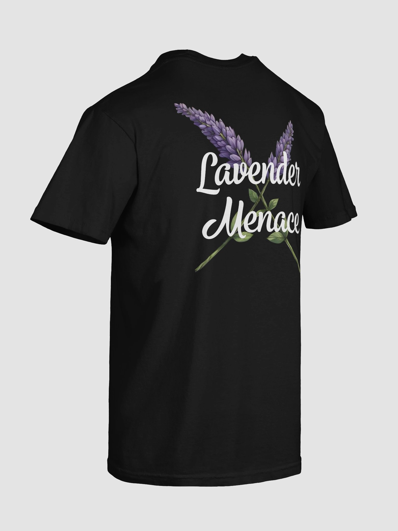 Lavender Menace - T-Shirt (Black) product image (5)