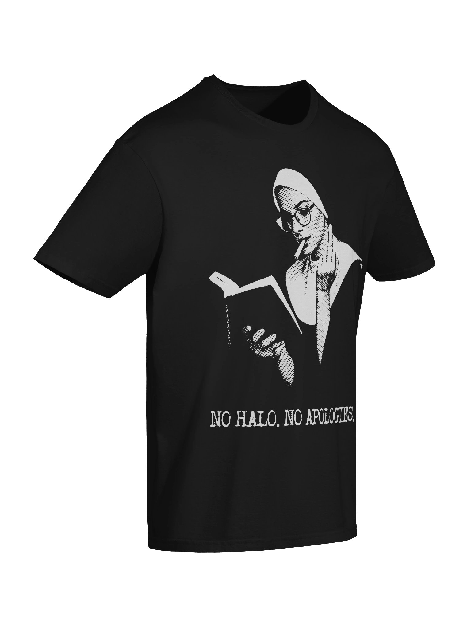 "No Halo. No Apologies. / Nun" // Lightweight Tee product image (10)