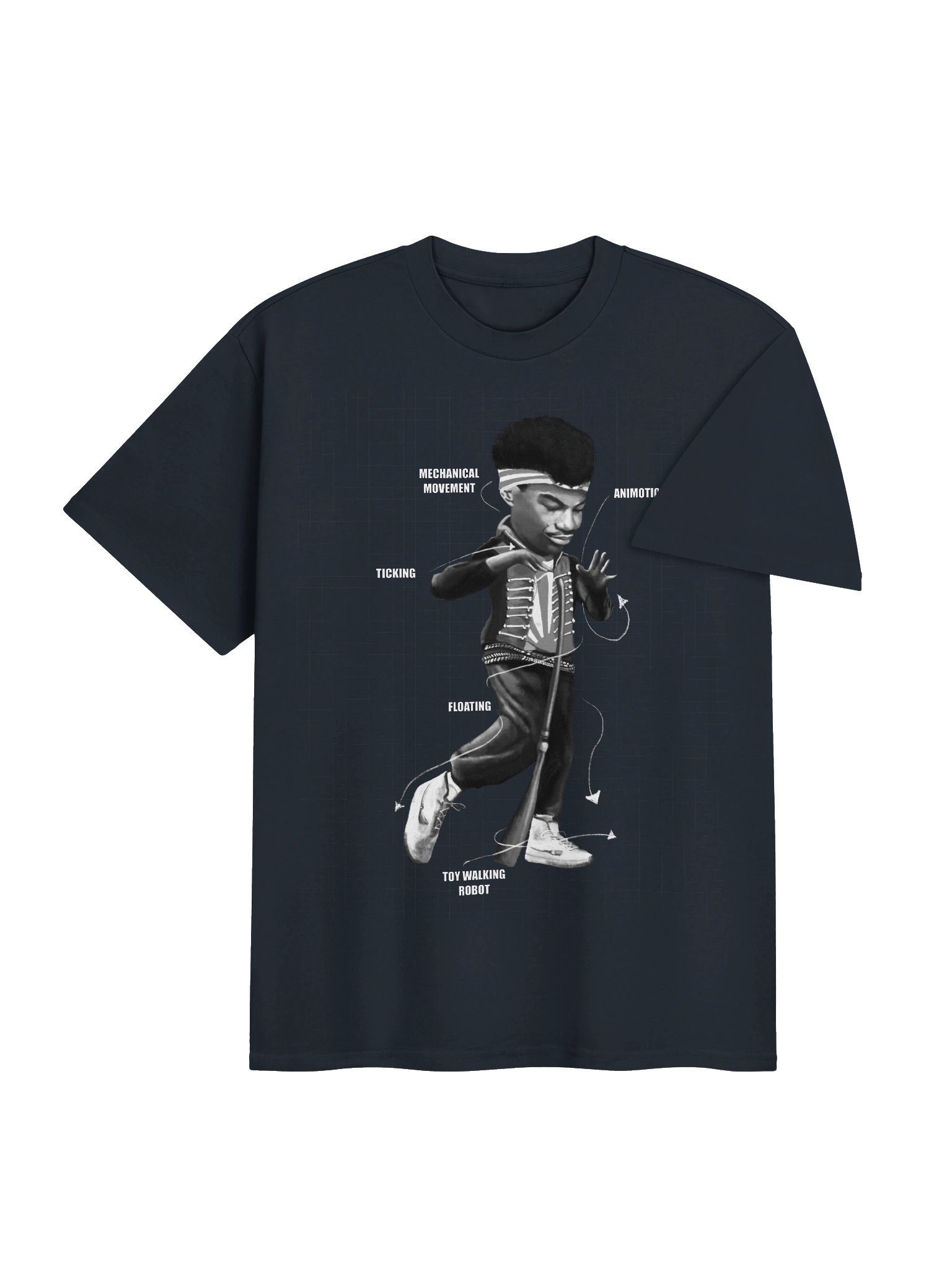 Michael "Boogaloo Shrimp" Chambers Blueprint T-Shirt product image (4)