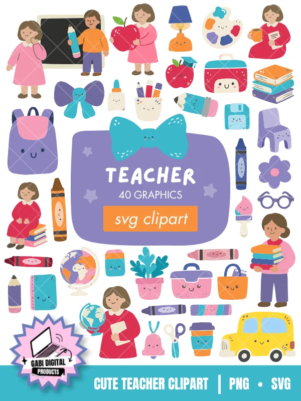Teacher SVG Design Bundle product image (1)