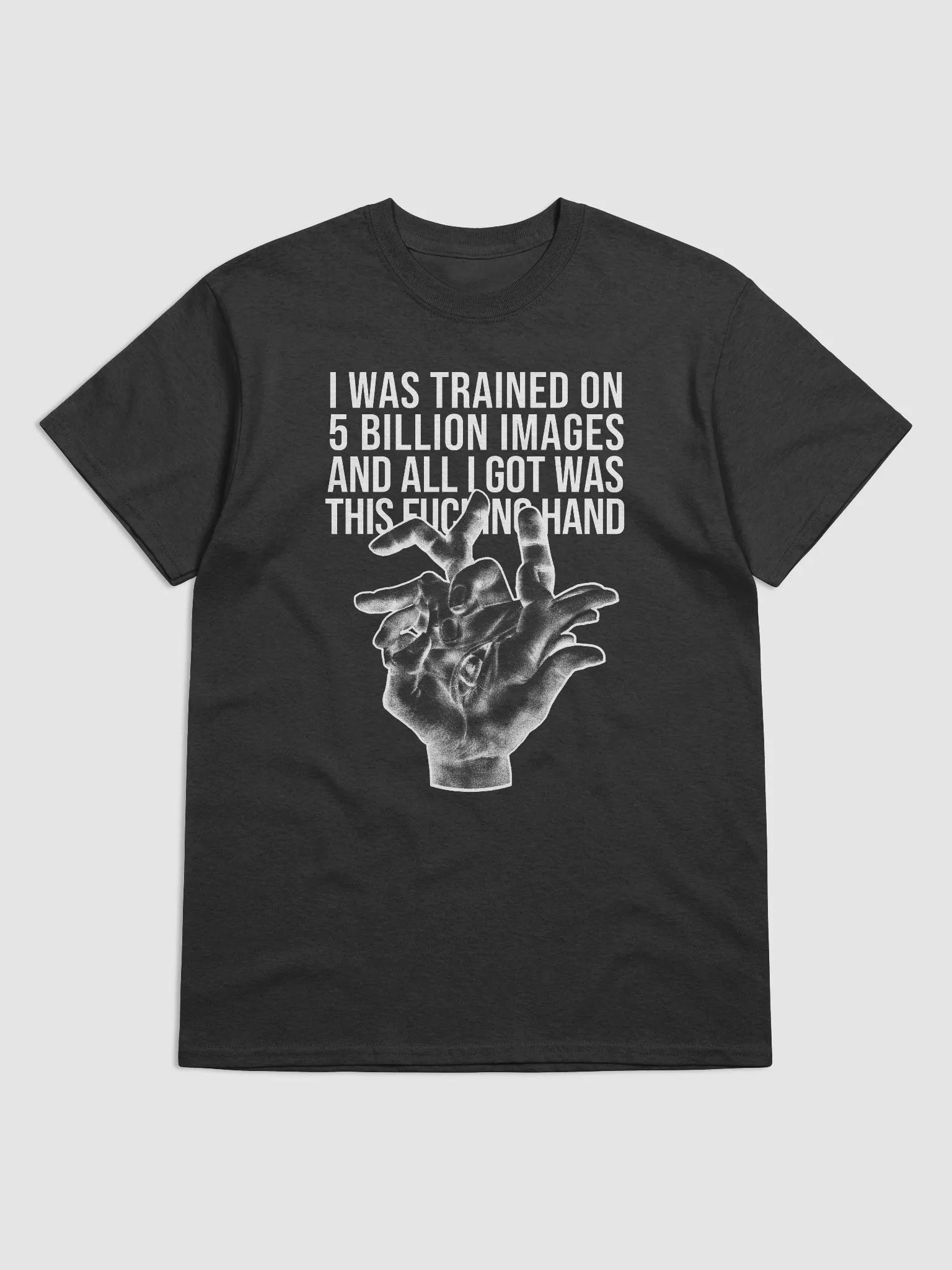 MISHANDLED - T-Shirt benefiting the fight against AI generators product image (1)