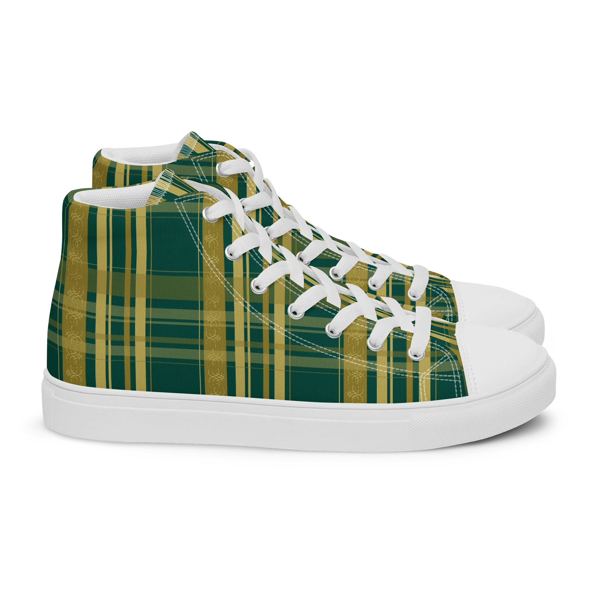 Gilded Reign Women’s High Top Canvas Shoes product image (5)