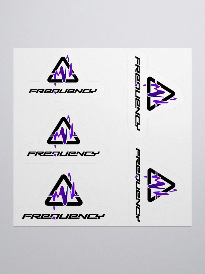 Tri-Wave Kiss Cut Stickers product image (1)
