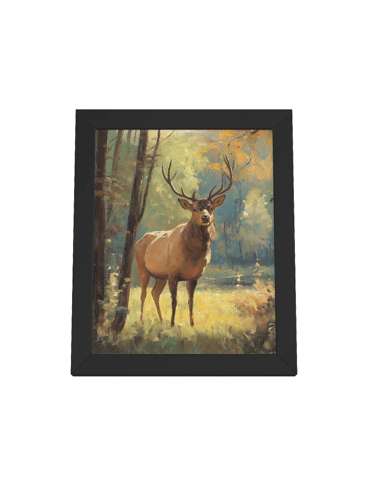 Majestic Deer Forest Matte Poster product image (7)