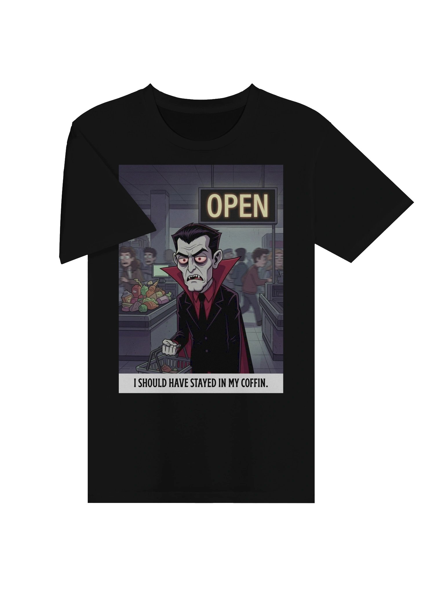 I Should Have Stayed In My Coffin Vampire Shirt – Gothic Streetwear Apparel product image (3)