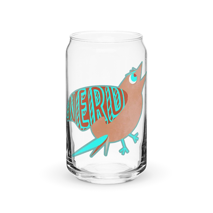 Bird the Nerd Glass Mug product image (1)