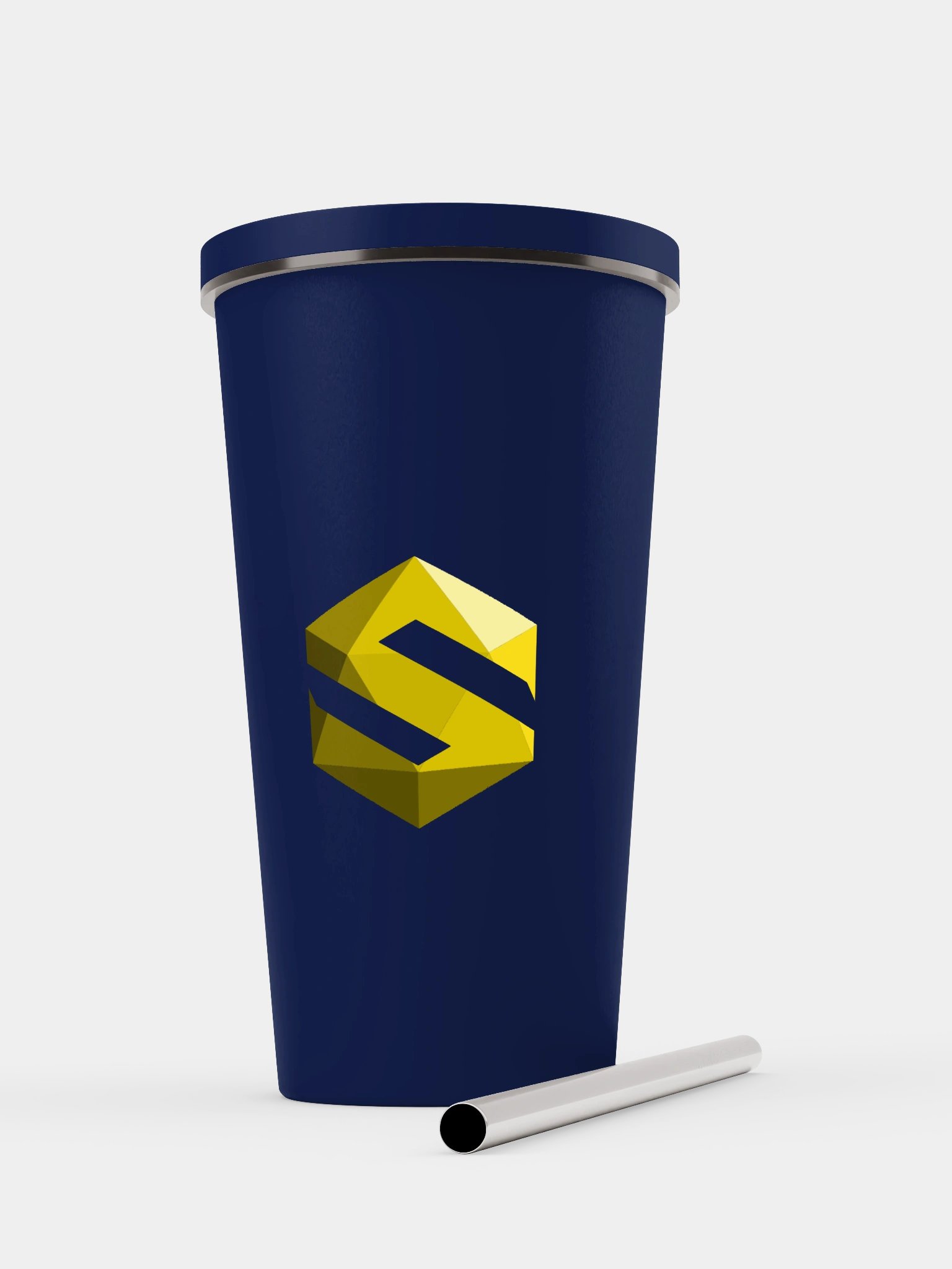 Full Logo Insulated Tumbler – Navy product image (5)