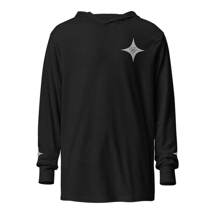 F&F Star Hooded Long Sleeve Tee (EMBRD) product image (1)