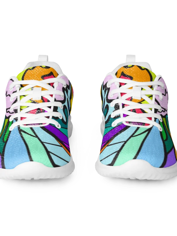 Vibrant Fusion Men's Sneakers - Wave at Sunset product image (2)