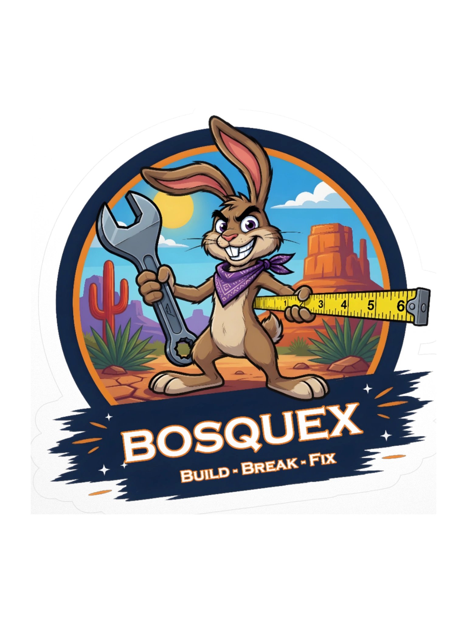 Bosquex - Logo Sticker product image (1)