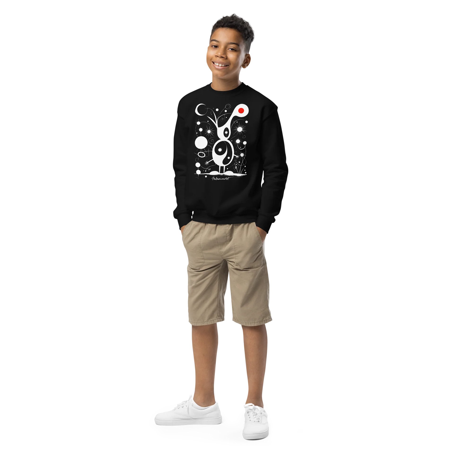 Gildan Youth Crew Neck Sweatshirt product image (1)