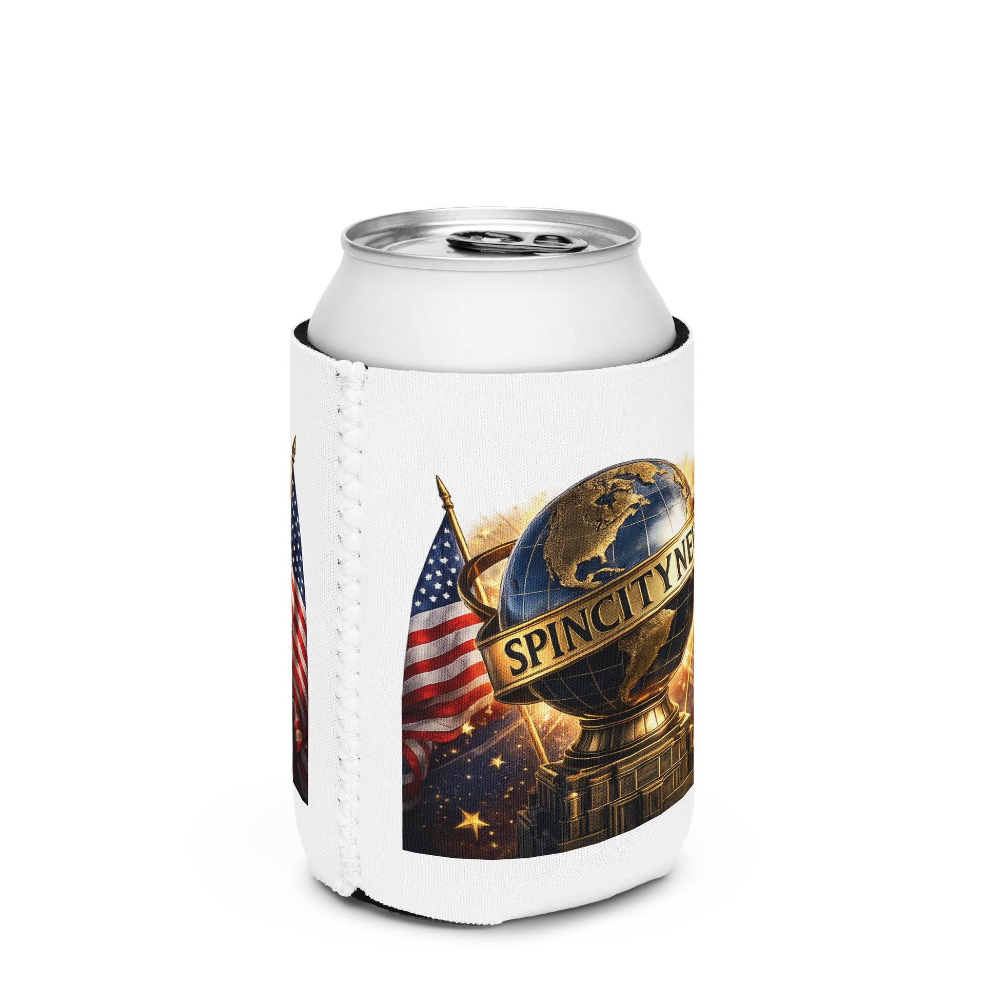 Spin City News Globe Can Cooler product image (3)