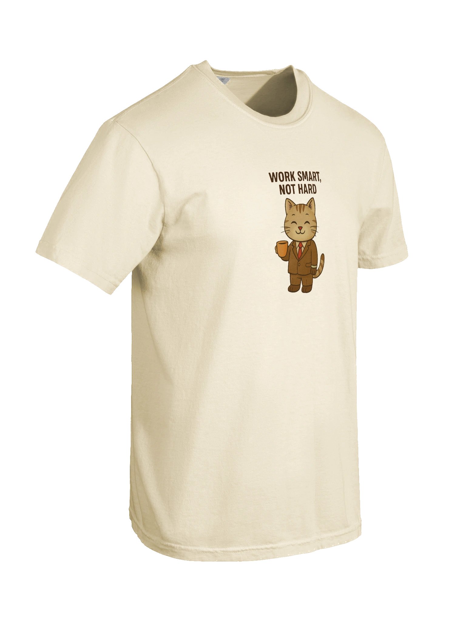 Work Smart Cat Graphic T-Shirt product image (48)