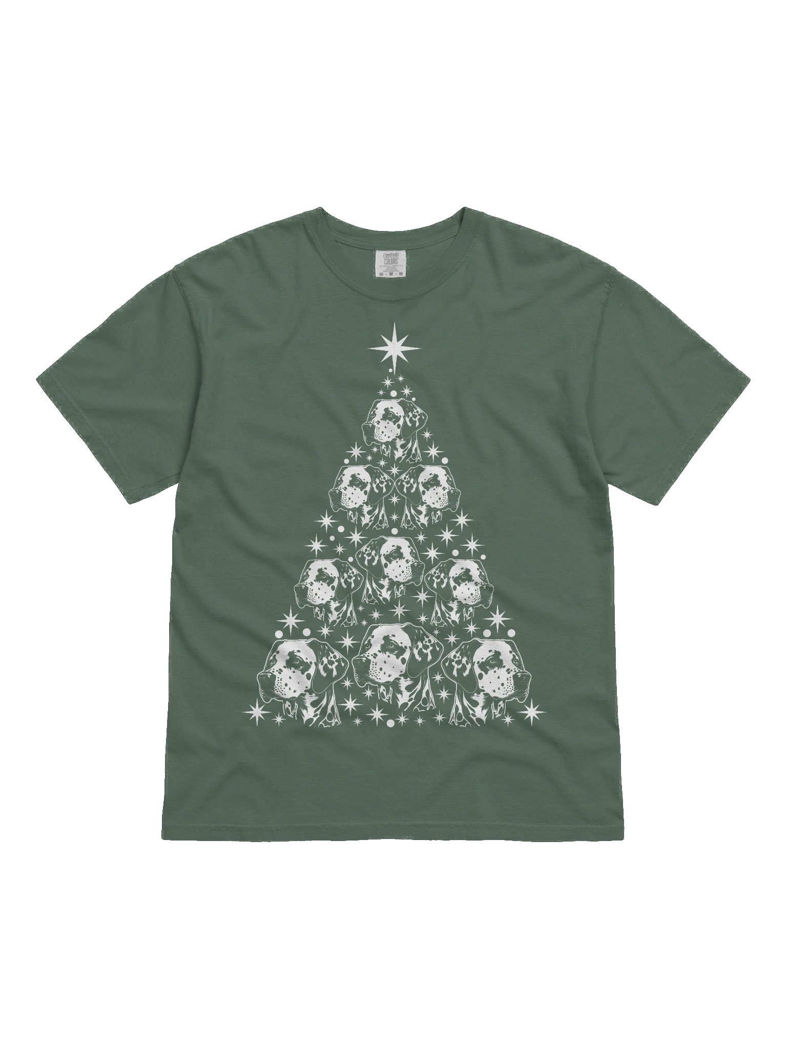 Dalmatian(2) Christmas Tree T-Shirt product image (2)