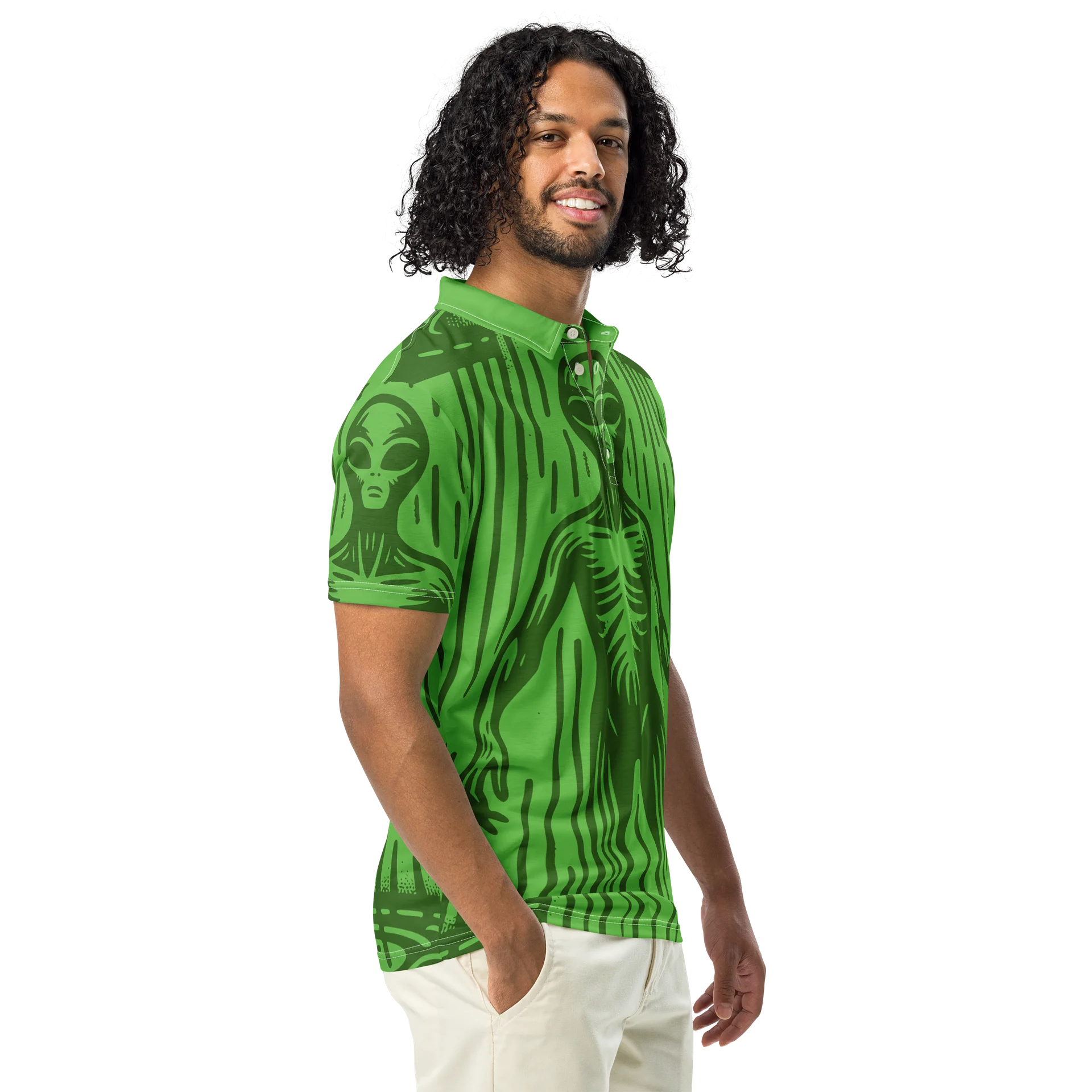Signature GreenLightStop Alien Pulse Polo product image (3)