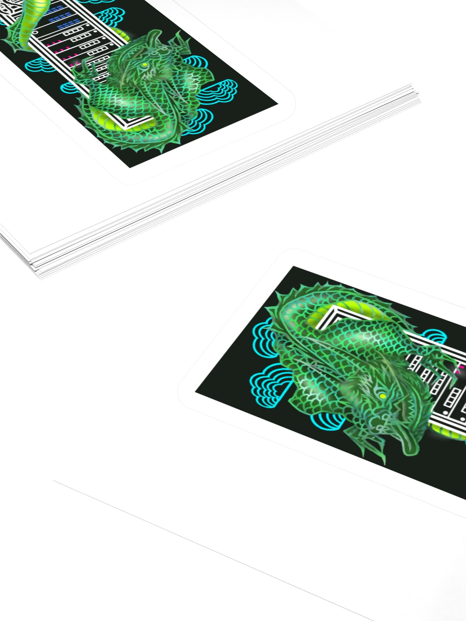Japanese dragon On Cloud Server_Black product image (4)
