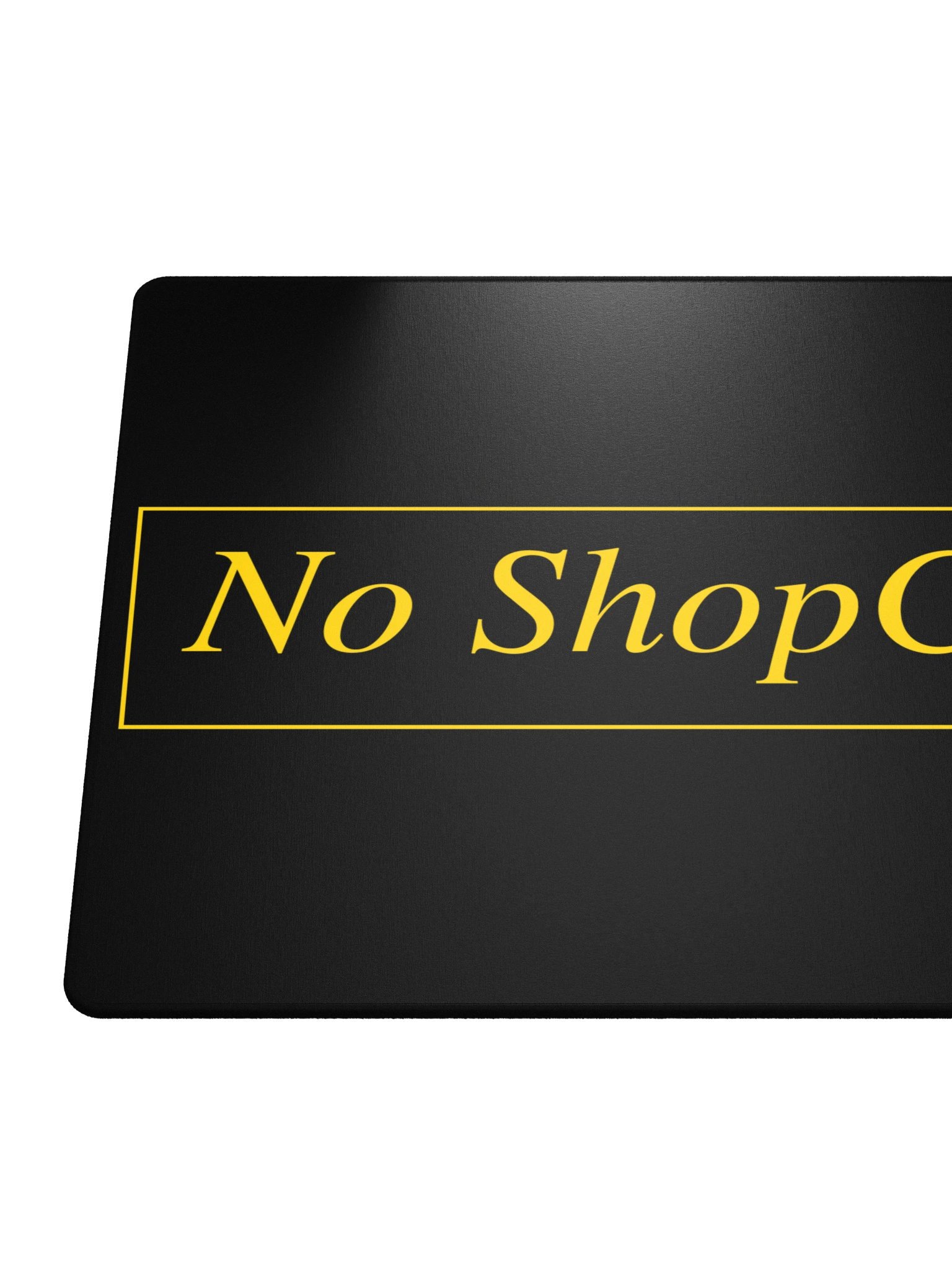 No ShopCo Gaming Mouse Pad - Yellow on Black product image (6)
