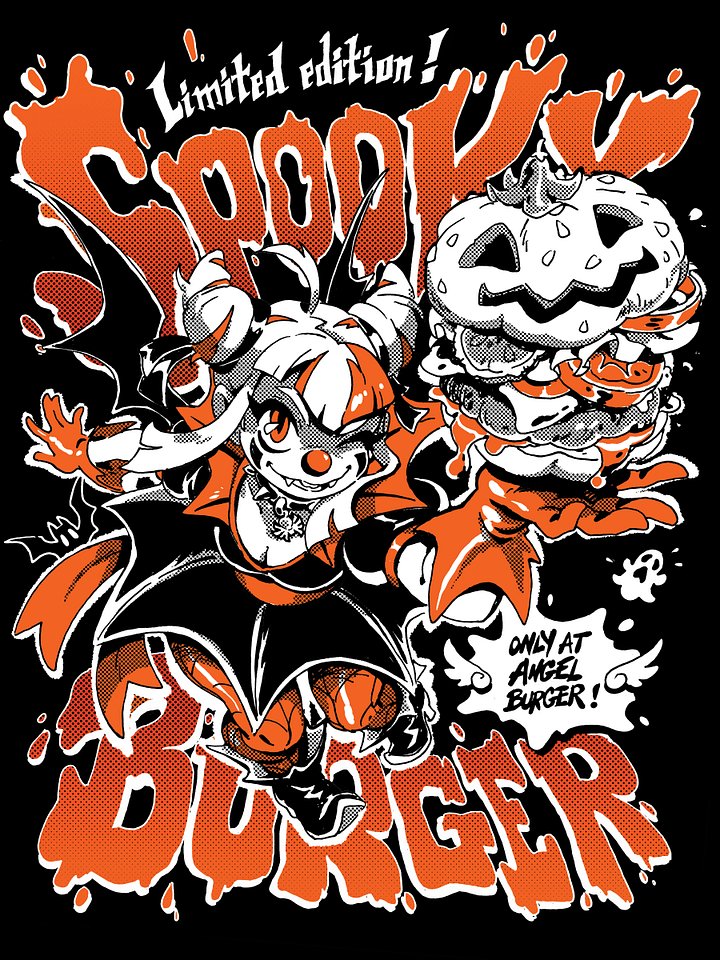 Kim SPOOKY BURGER Tee product image (1)