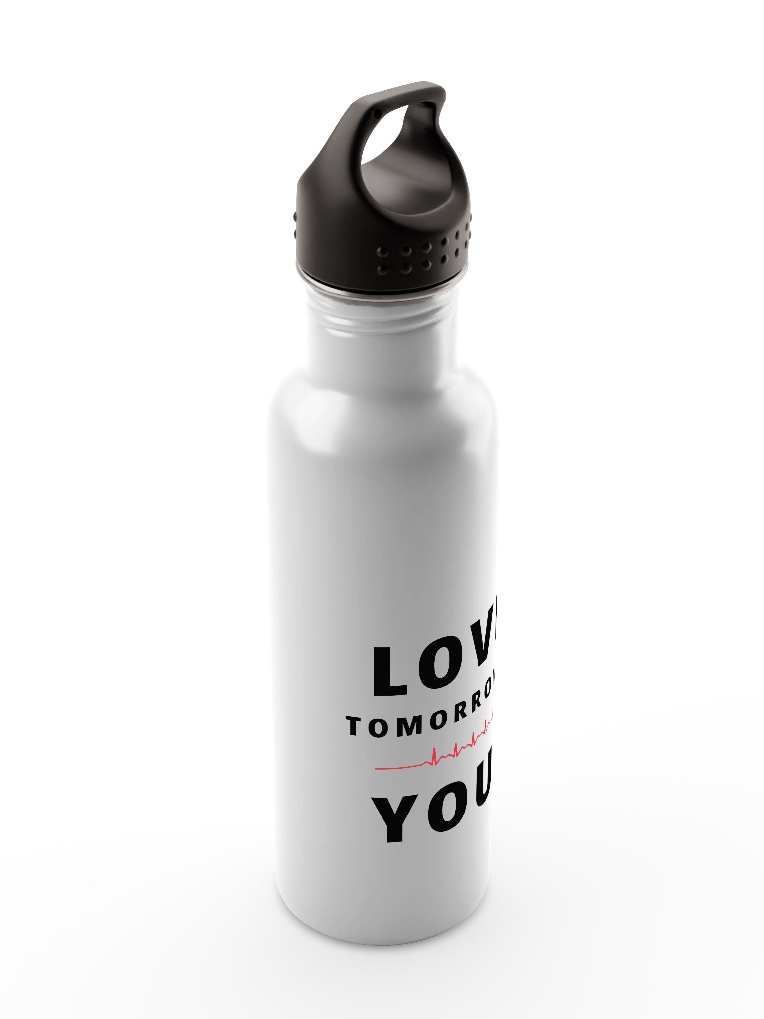 Love Tomorrow's You — Water Bottle (White) product image (6)