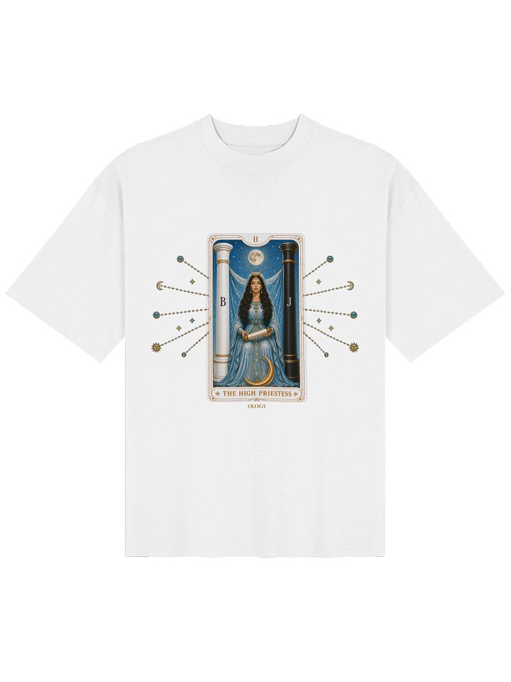 High Priestess Tarot Oversized Tee product image (2)