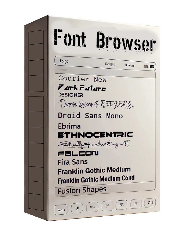 Font Browser product image (1)