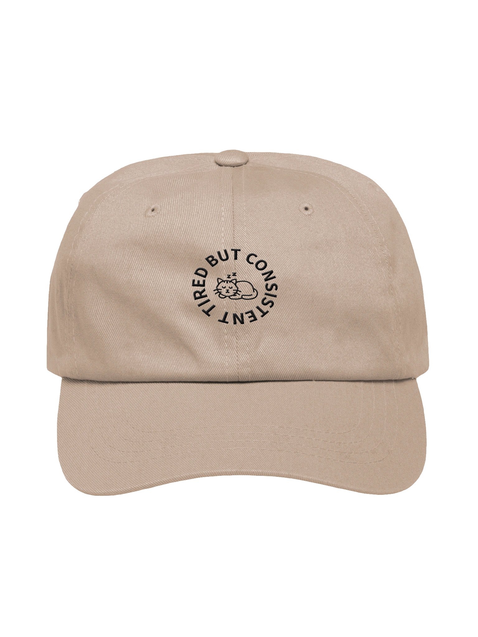 tired but consistent embroidered cap product image (1)