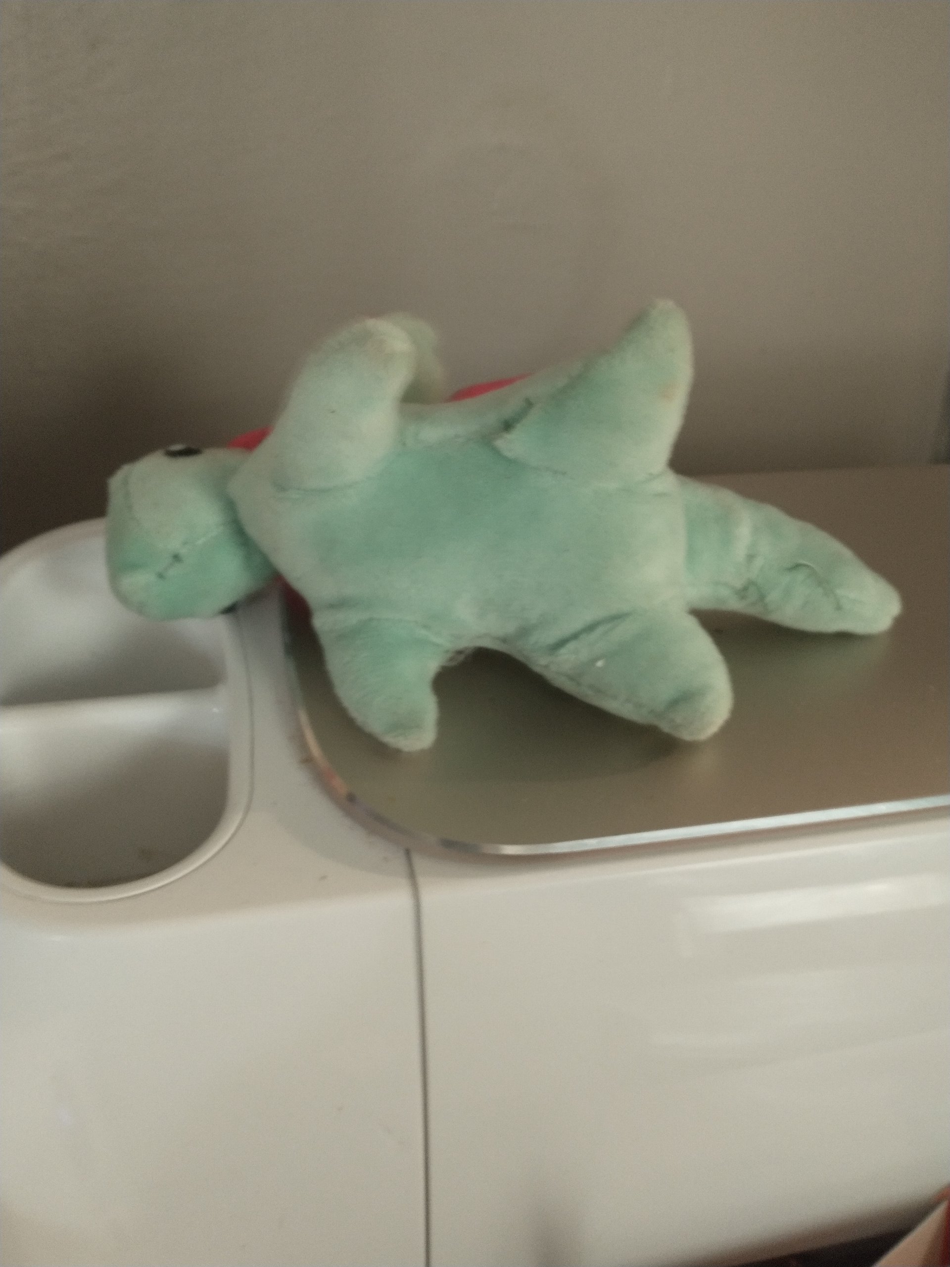 Tiny Green and Red Dragon Plushie product image (5)
