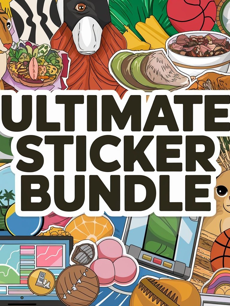 Ultimate Sticker Bundle: 25 Unique Categories for Every Mood & Interest product image (1)
