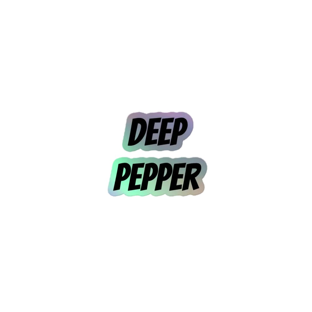 DeepPepper Holographic Sticker product image (1)