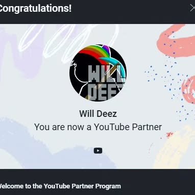 Grinding out and I finally got into the YouTube partner Program! 🎉 #youtube #ypp