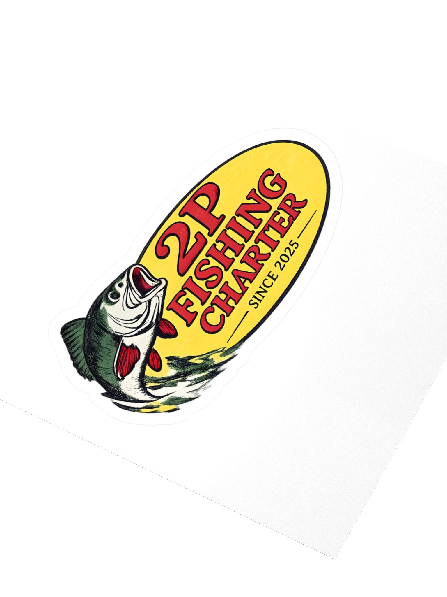2P Fishing Charter Badge Sticker product image (6)
