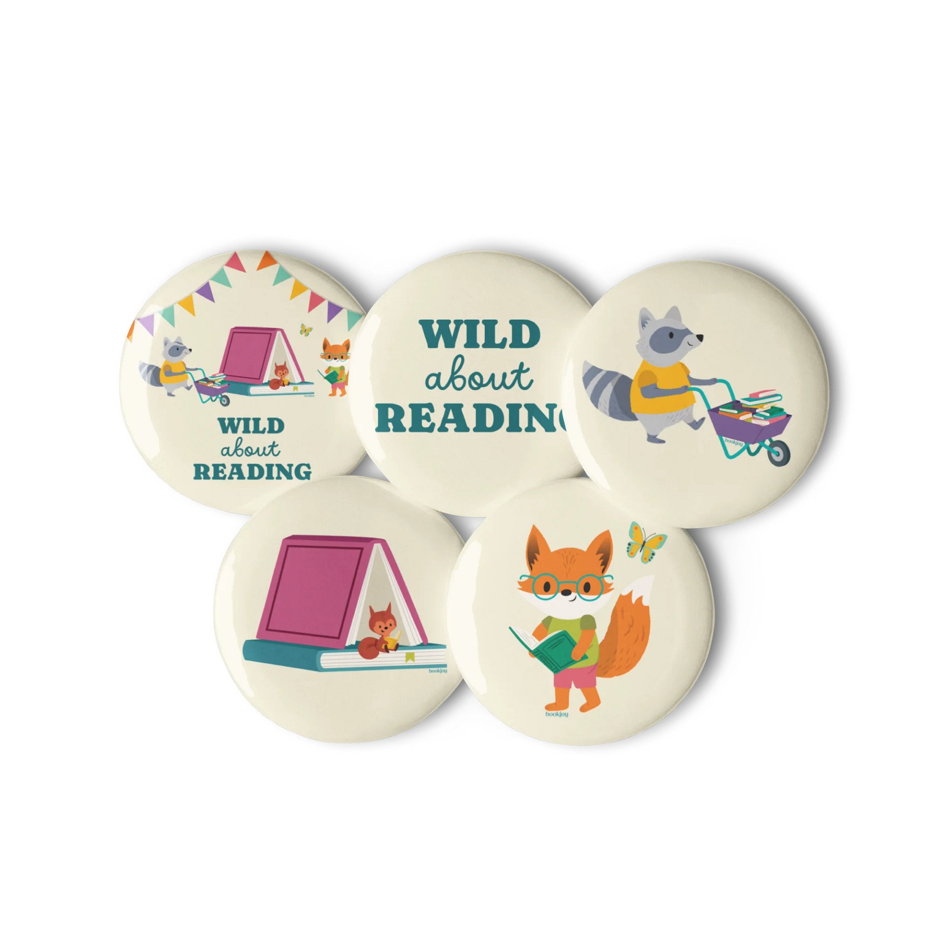 Wild About Reading Pins product image (3)