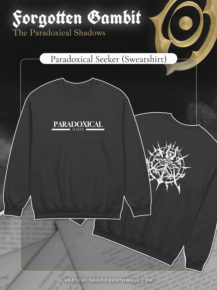 [Black] Paradoxical Seeker ※ Sweatshirt product image (1)