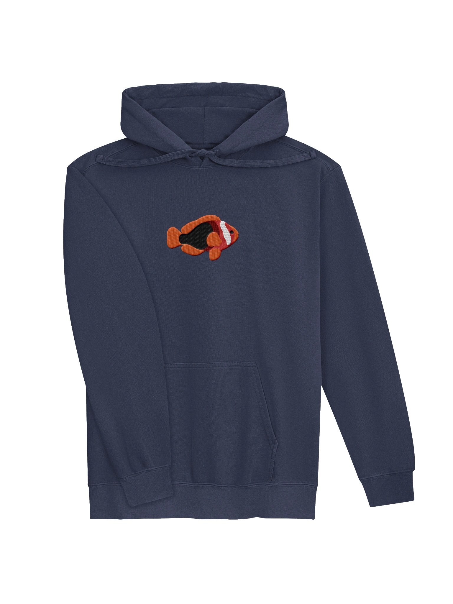 Tomato Clownfish Embroidered Hoodie | Saltwater Reef Aquarium Fish & Ocean Lover Apparel product image (6)