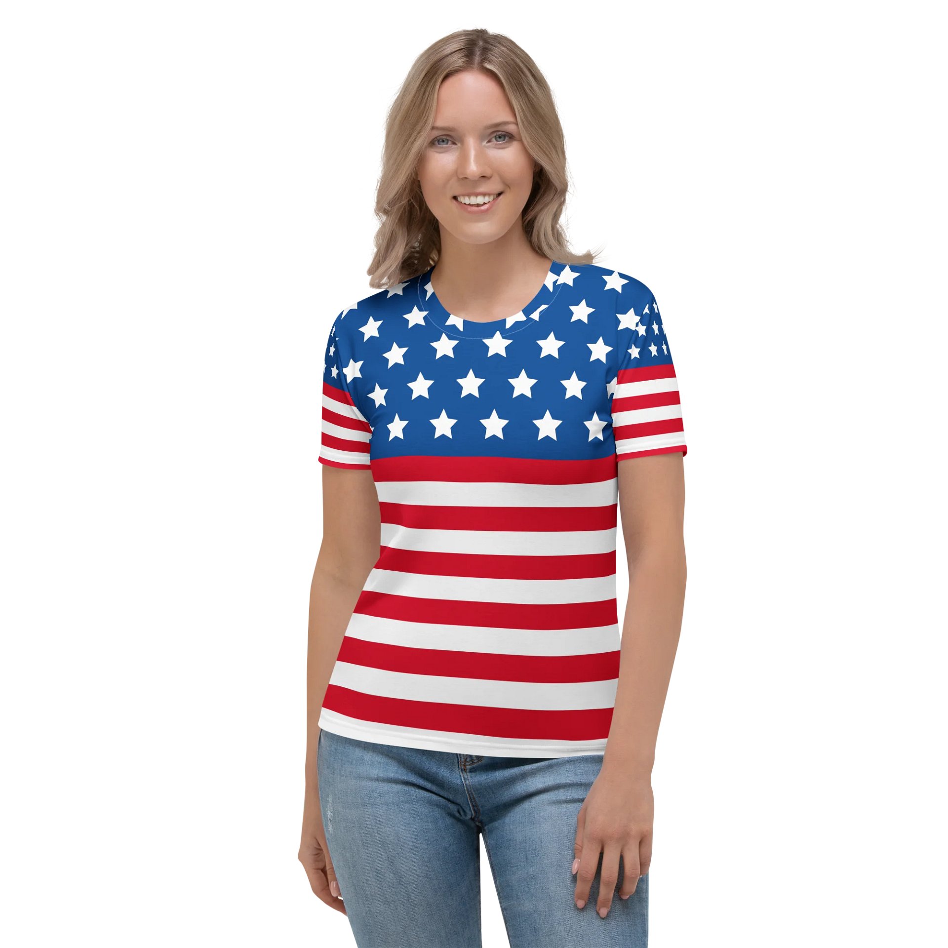 Stars & Stripes All-Over Print Tee product image (2)