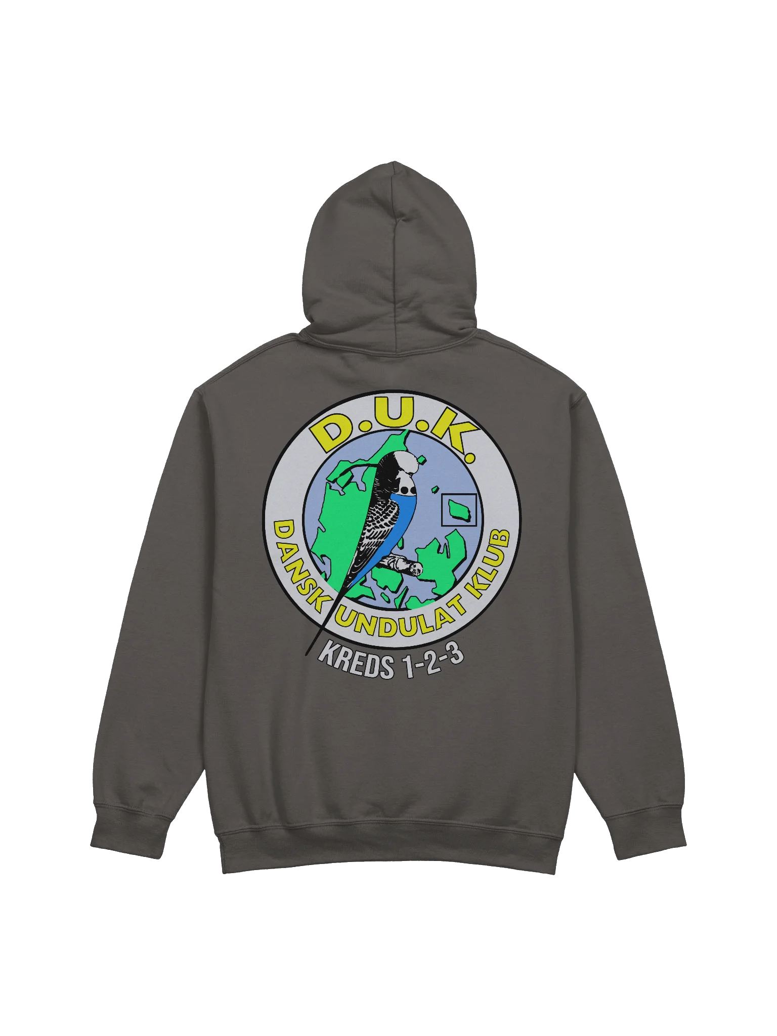 Dansk Undulat Klun Hoodie - Front and Back Print product image (1)